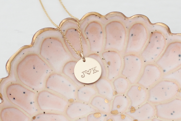 Sweetheart Necklace - 1/2" Disc