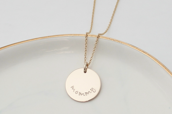 Mama Disc Necklace