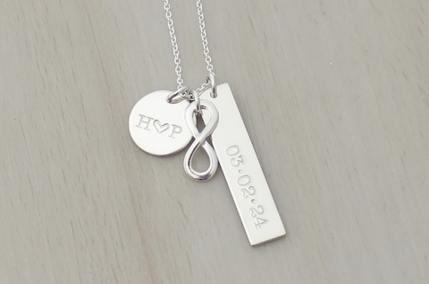 "Our Day" Infinity Necklace