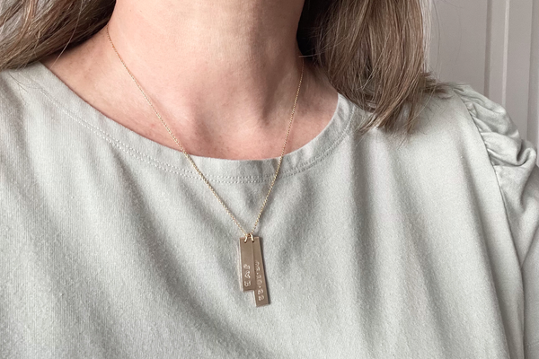 "Our Day" Uneven Bars Necklace