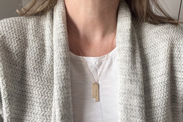 "Our Day" Uneven Bars Necklace