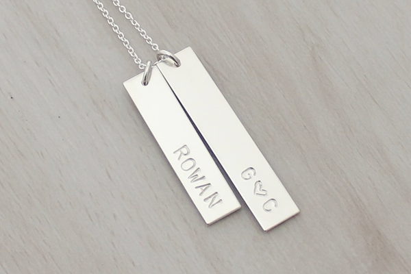 Uneven Bars Necklace (Two Bars)