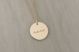 Nana Disc Necklace