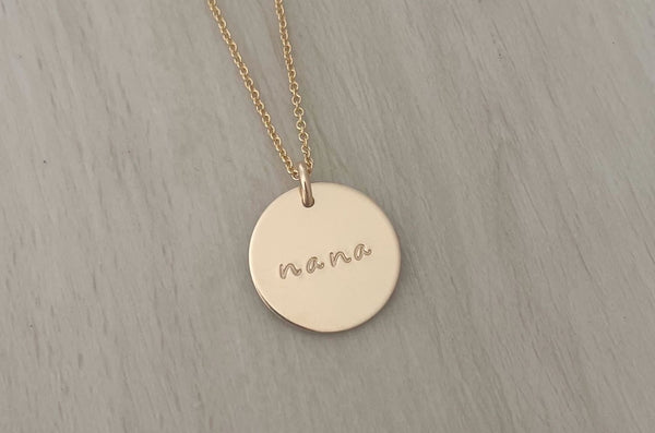 Nana Disc Necklace