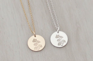 Wildflower Necklace - 1/2"