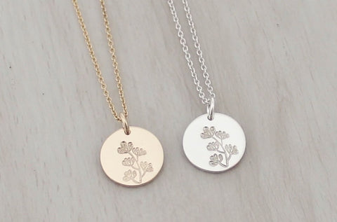 Wildflower Necklace - 1/2"