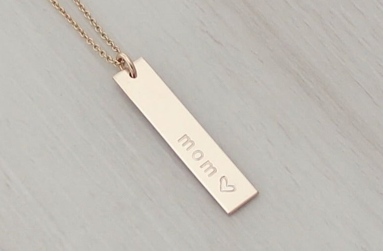 Mom Bar Necklace