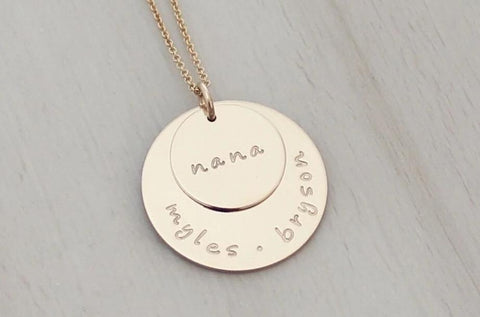 Nana Necklace (or Grandma, Grammy, Nonna, Mimi, Oma ...)