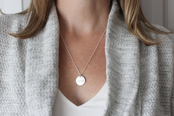 Nana Disc Necklace