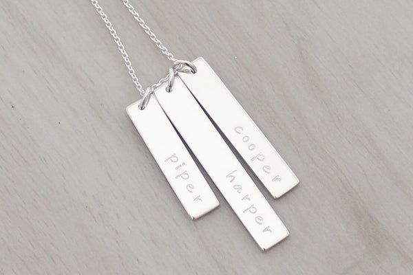 Uneven Bars Necklace (Three Bars)